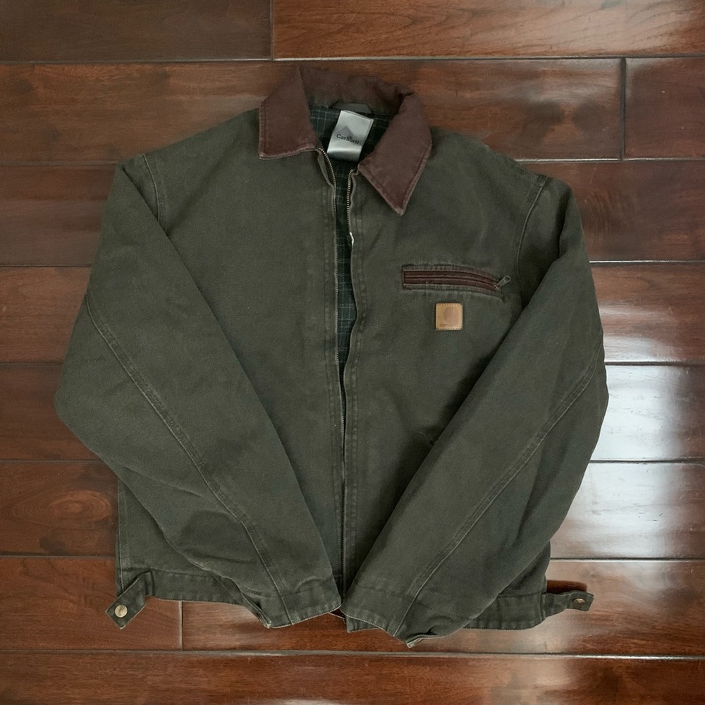 Carhartt Detroit jacket green size L